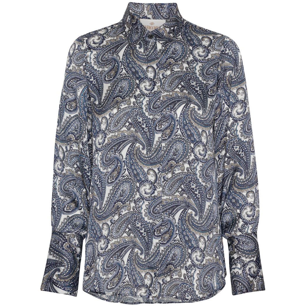 KARMAMIA Zoe Shirt Sapphire Paisley